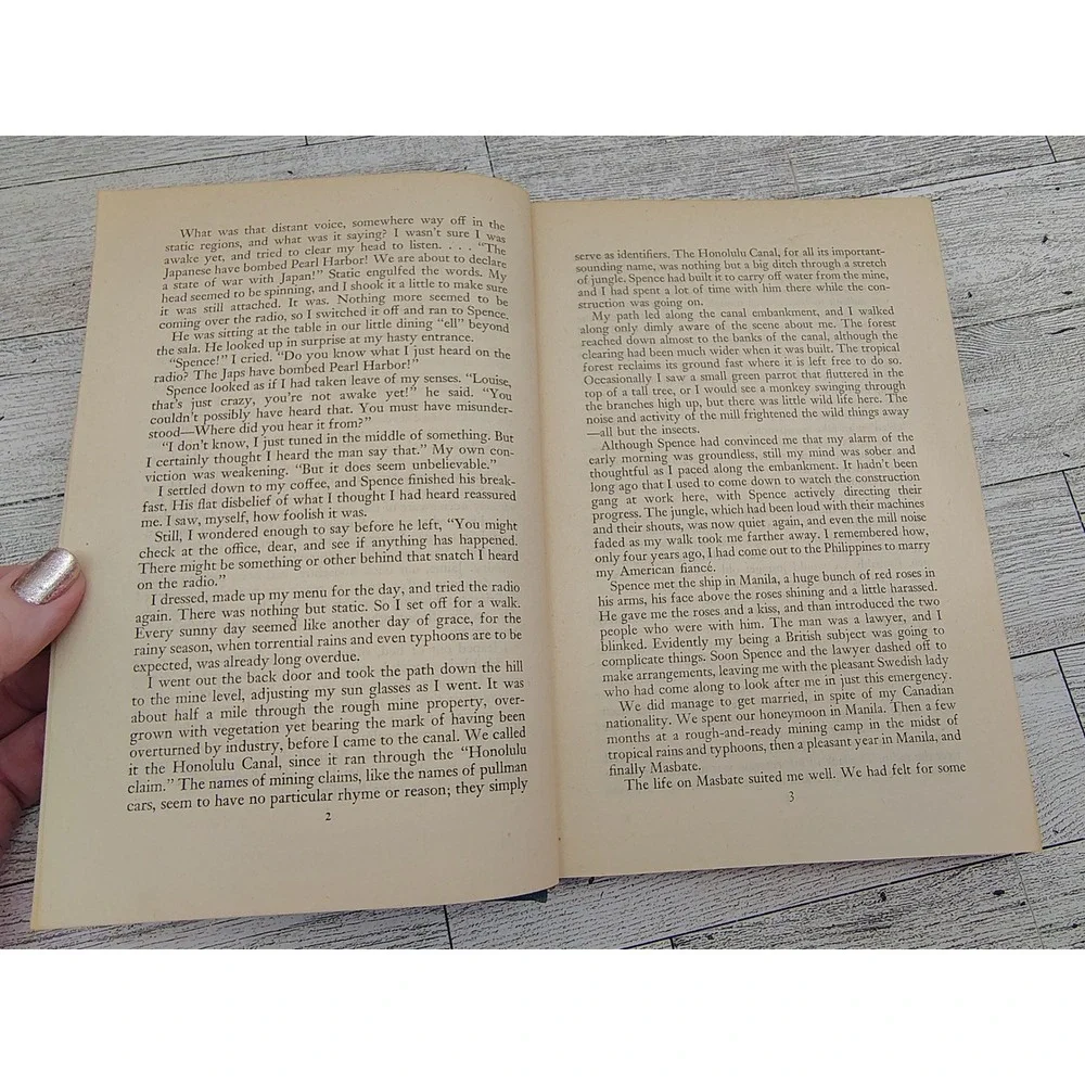 Guerrilla Wife 1945 Louise Reid Spencer HC BCE WWII Philippines Jungle‎ Memoir